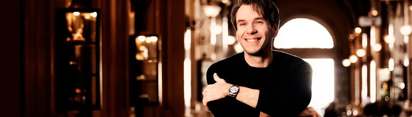 Retrato del tenor Benjamin Bernheim